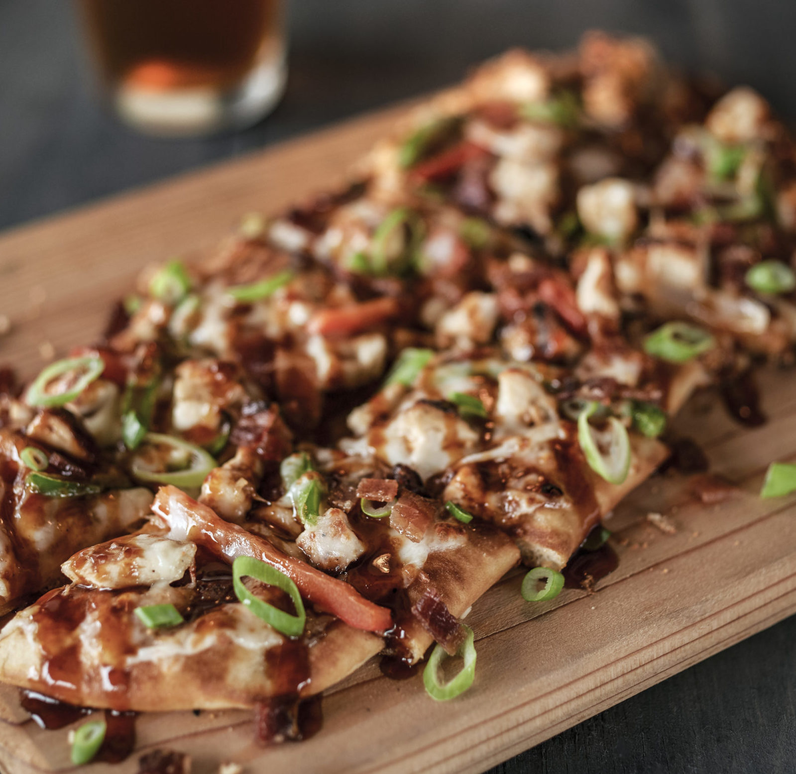 Chipotle BBQ Chicken Flatbread World of Beer