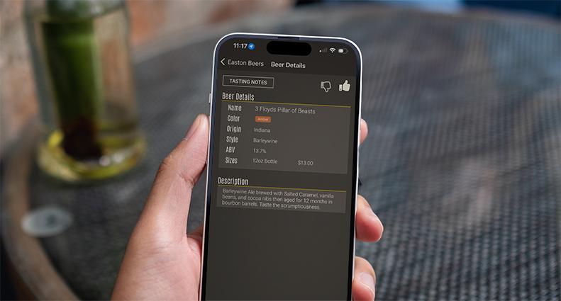 World of Beer App Tasting Notes